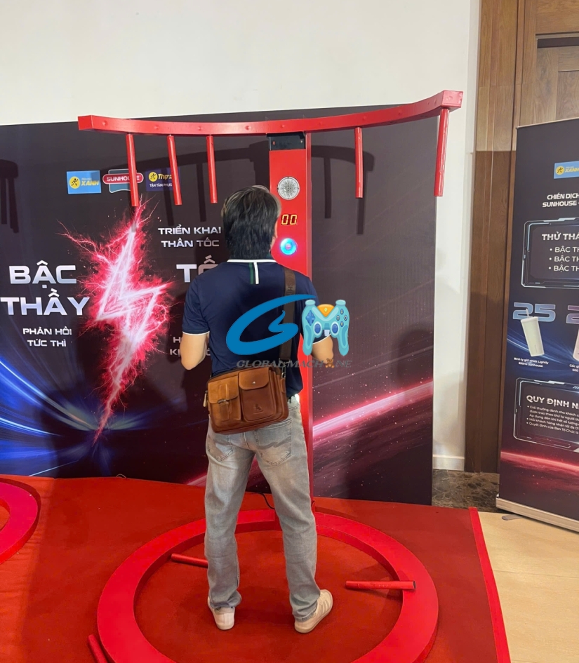 Máy Bắt Gậy Thử Thách Phản Xạ - Phiên Bản Game Center Cao Cấp 2026